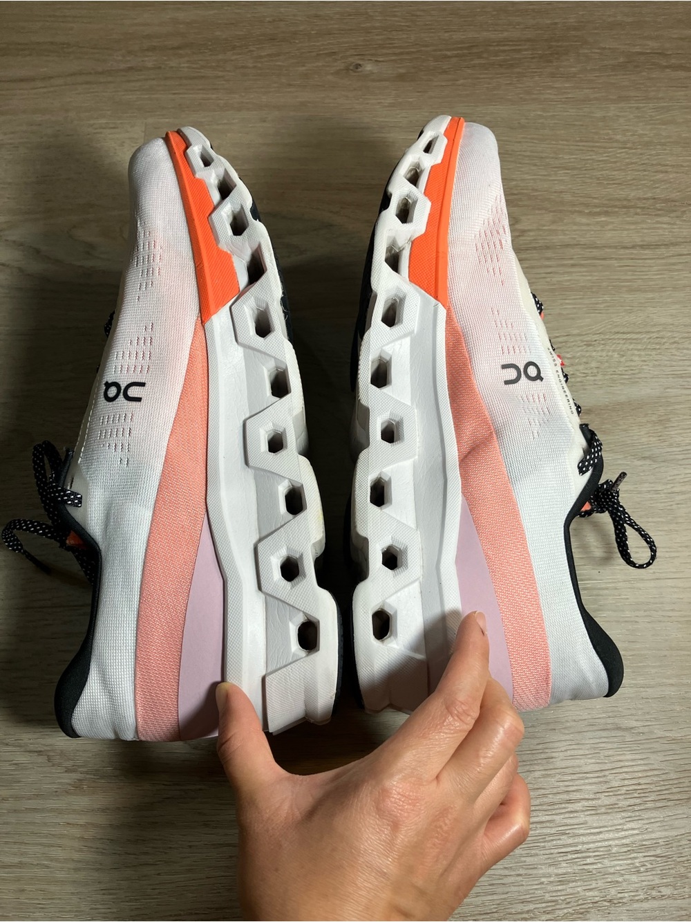 On Cloudmonster 2 running sneakers size 11.5 men, women 13 - Picture 9 of 12